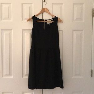 Anthropologie cocktail dress with exposed zipper